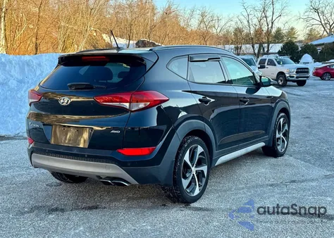 2017 Hyundai Tucson Limited from USA, damaged, VIN KM8J3CA23HU569406